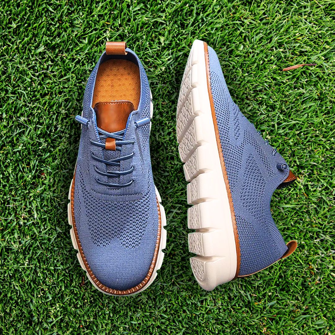 Zapatos Transpirables Ultracomfort: Blue-White