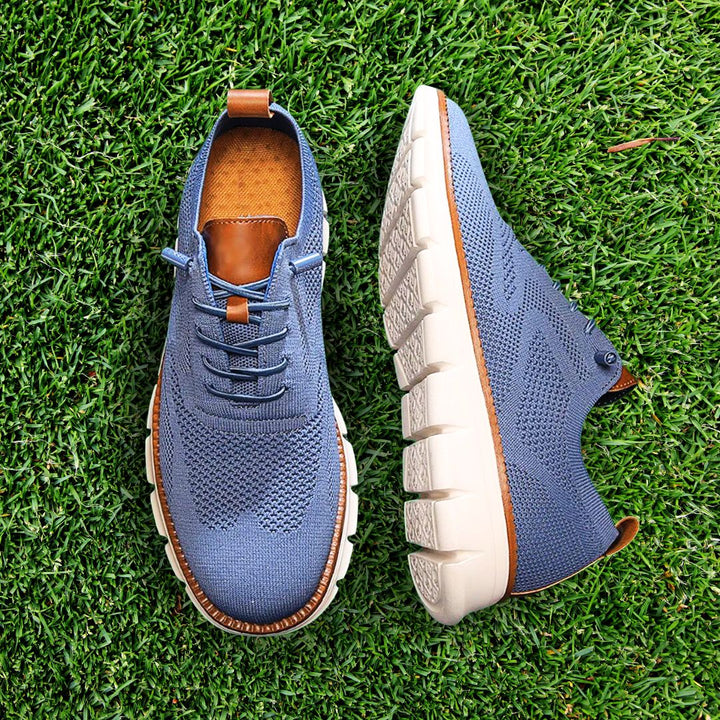 Zapatos Transpirables Ultracomfort: Blue-White