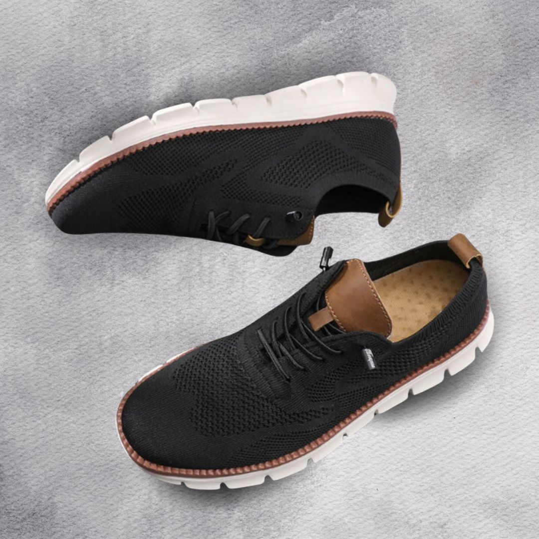 Zapatos Transpirables Ultracomfort: Black-White