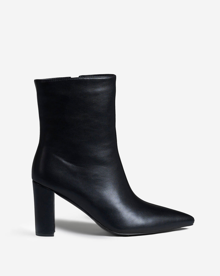 2 in 1 knee &amp; ankle boots - Black