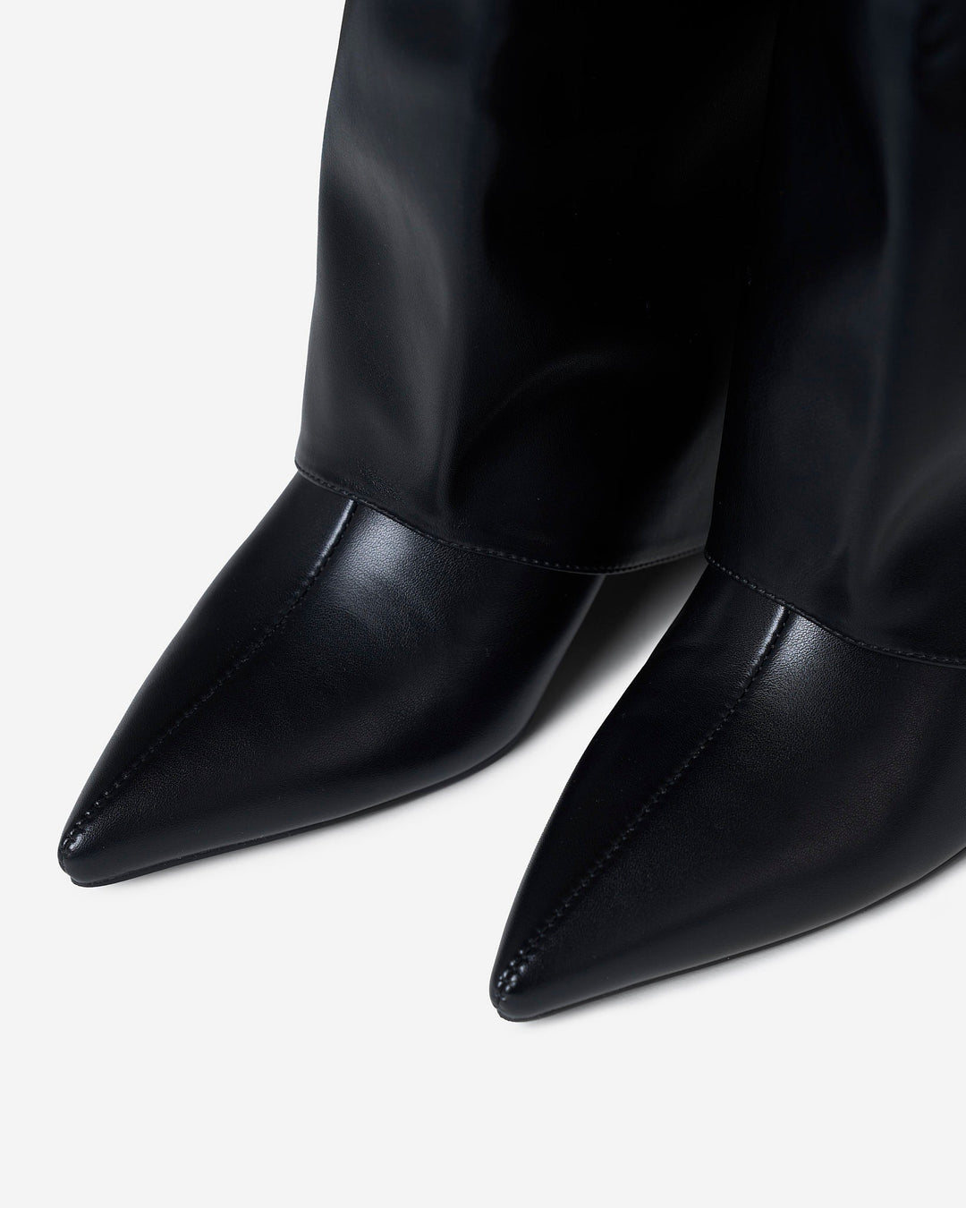 2 in 1 knee &amp; ankle boots - Black