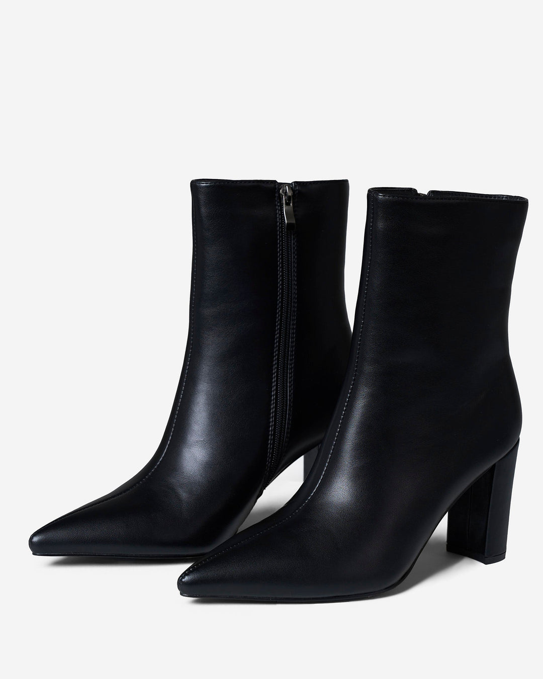 2 in 1 knee &amp; ankle boots - Black