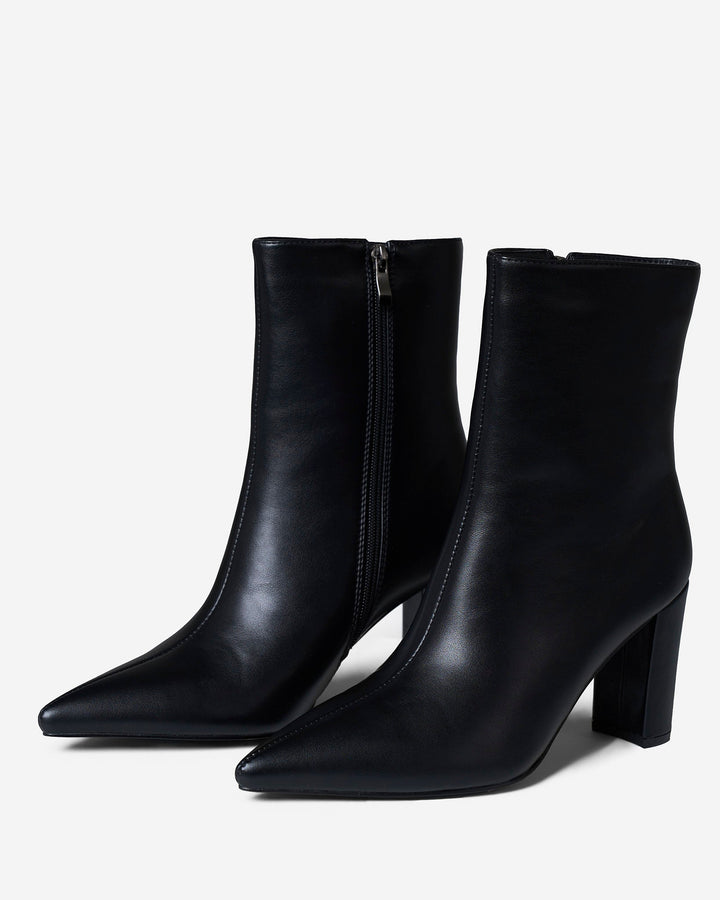 2 in 1 knee &amp; ankle boots - Black