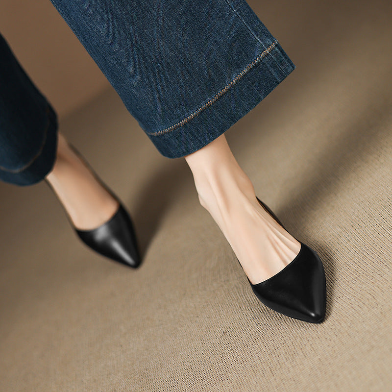 Seravine Genuine Leather Flats