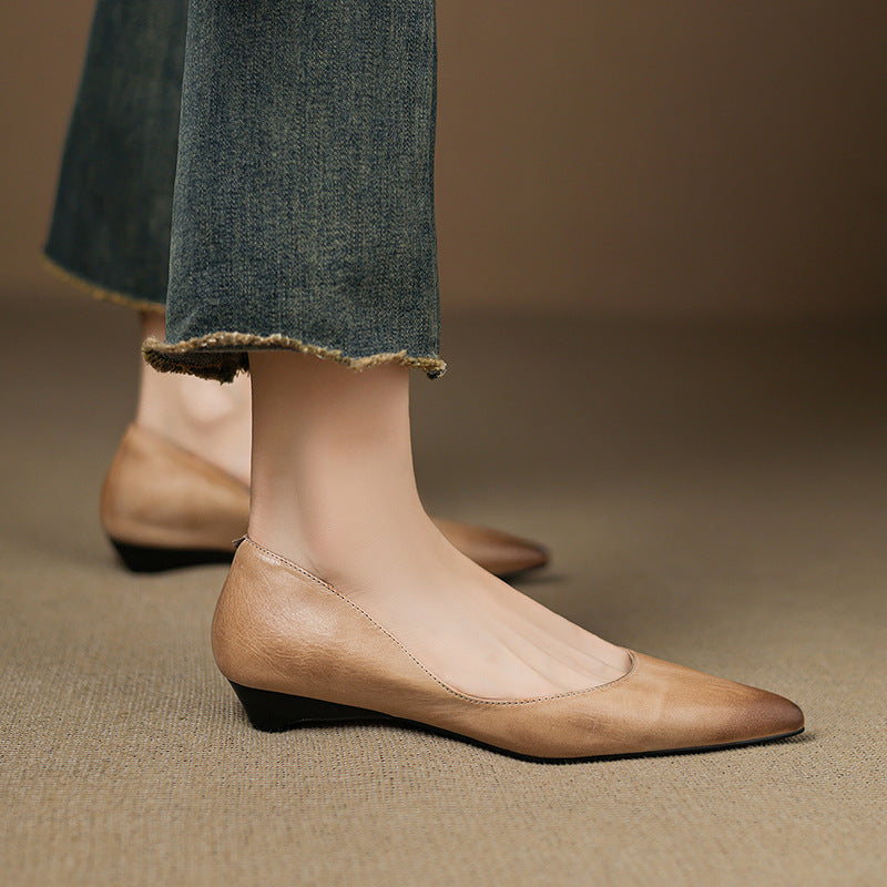 Seravine Genuine Leather Flats