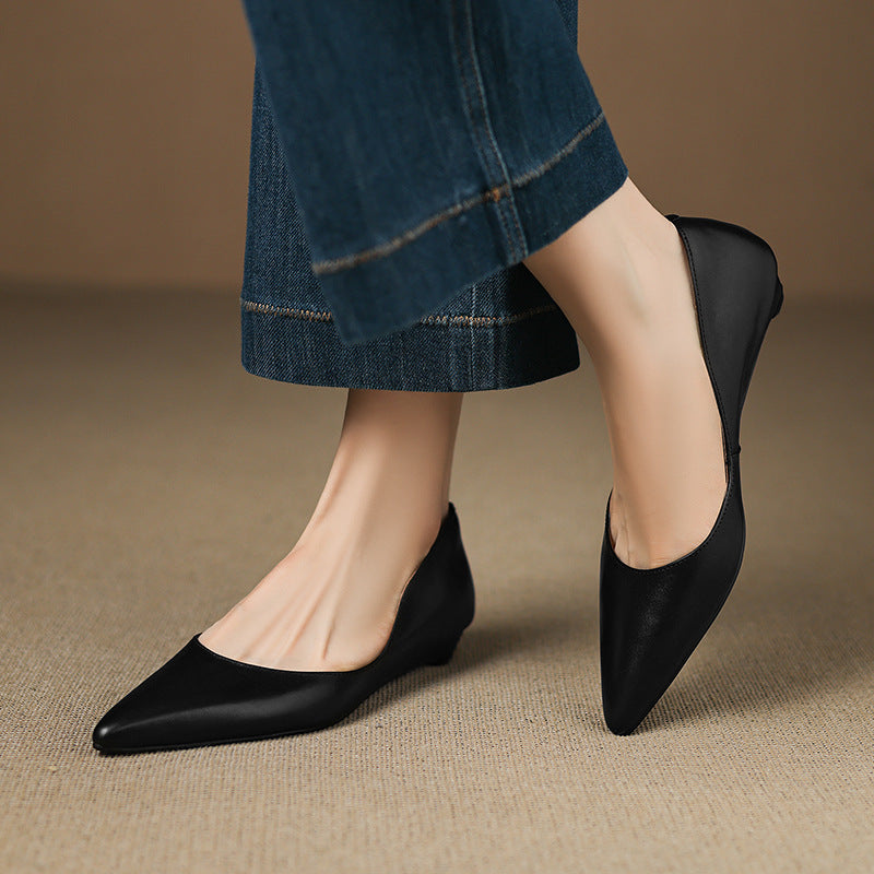Seravine Genuine Leather Flats