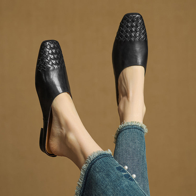 Maren Genuine Leather Mules