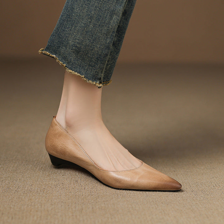 Seravine Genuine Leather Flats