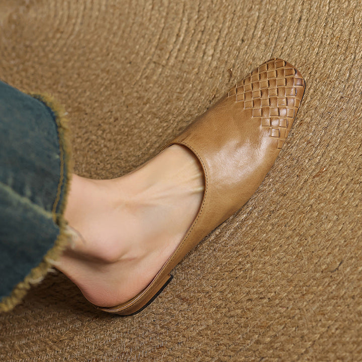 Maren Genuine Leather Mules
