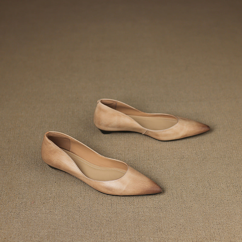 Seravine Genuine Leather Flats