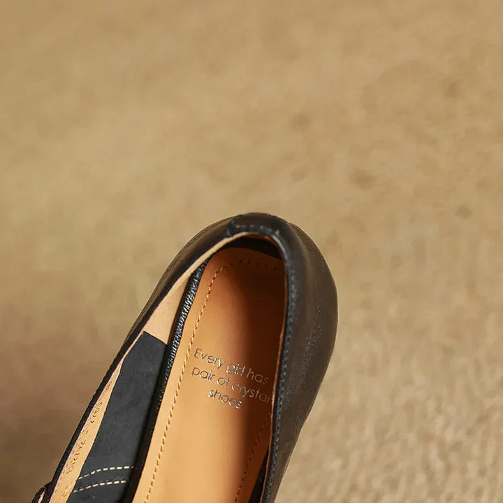 Naomi Genuine Leather Heels