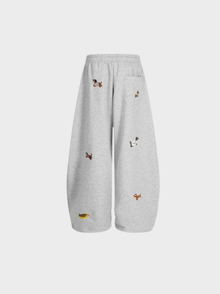 Milo Embroidered Barrel Sweatpants