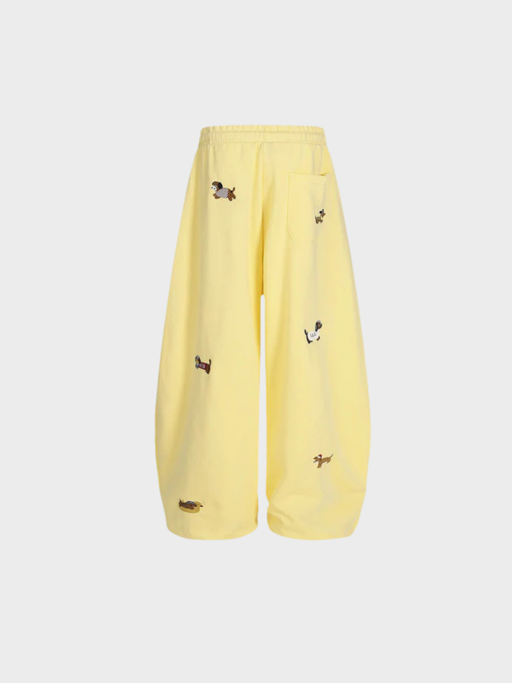 Milo Embroidered Barrel Sweatpants