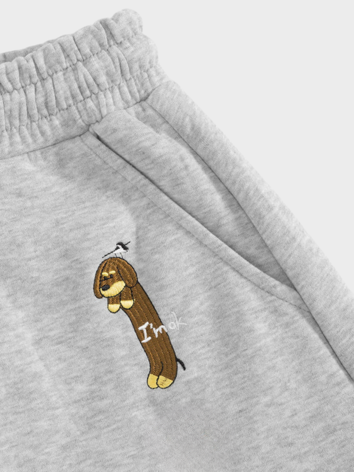 Milo Embroidered Barrel Sweatpants