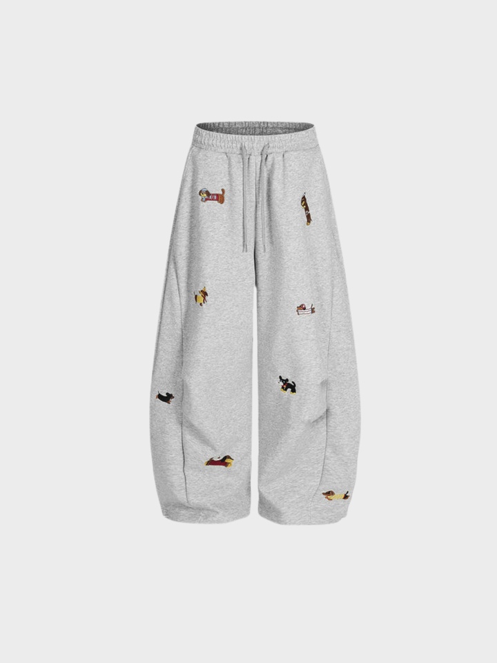 Milo Embroidered Barrel Sweatpants
