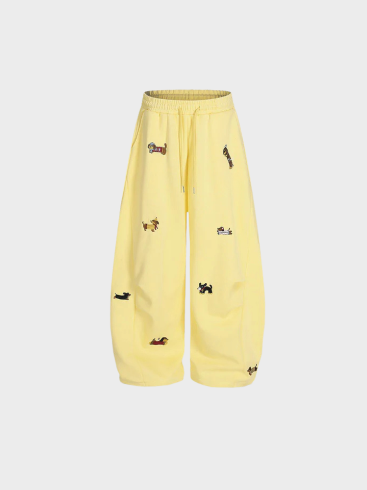 Milo Embroidered Barrel Sweatpants