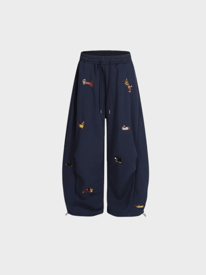 Milo Embroidered Barrel Sweatpants