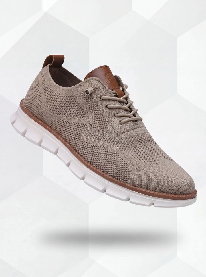 Zapatos Transpirables Ultracomfort: Khaki-White