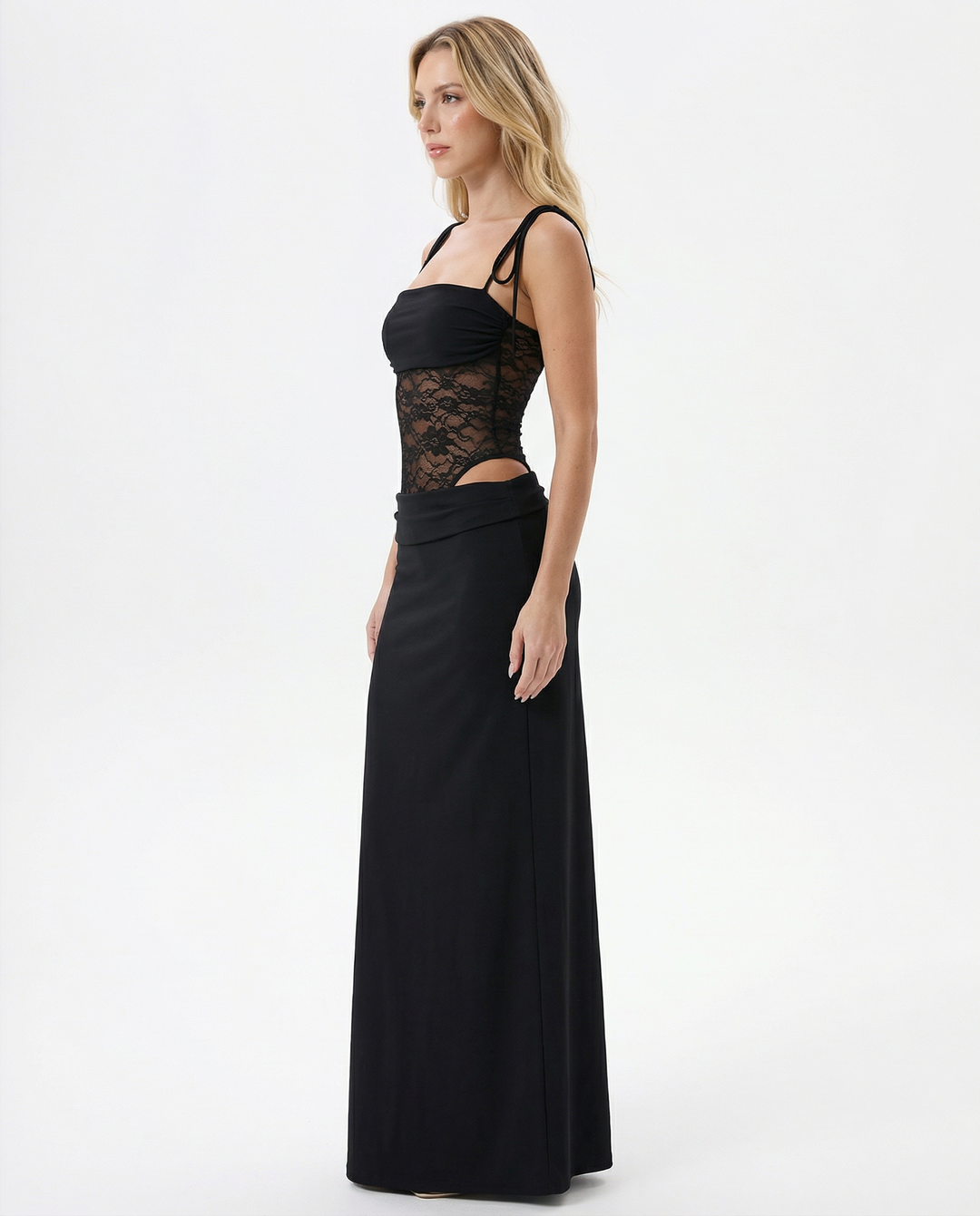 PERSA | Lace Panel Maxi