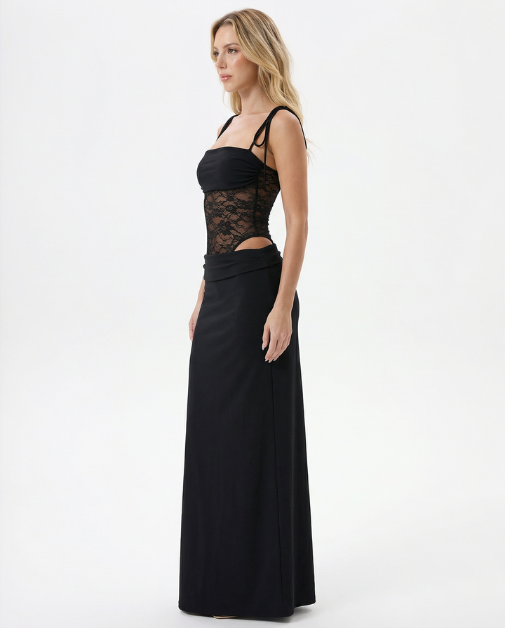 PERSA | Lace Panel Maxi