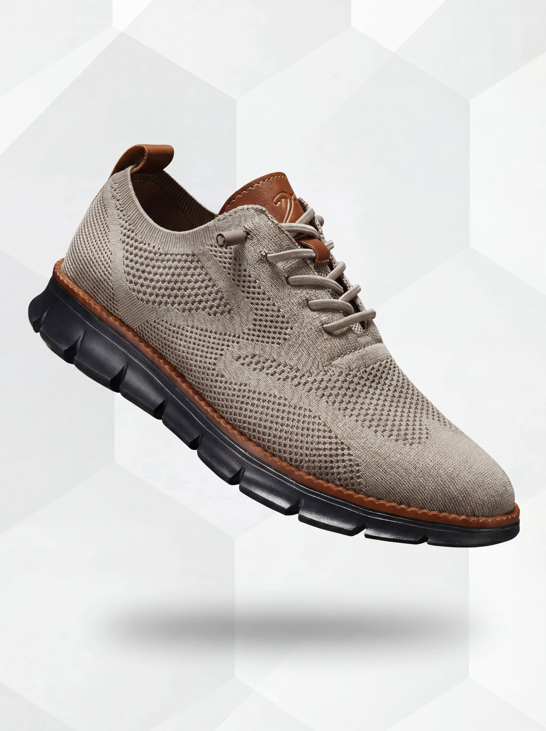 Zapatos Transpirables Ultracomfort: Khaki-Black