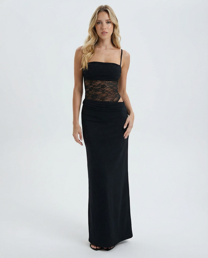 PERSA | Lace Panel Maxi