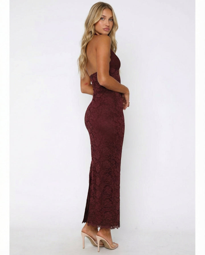 PERSA | Lace Me Maxi Dress