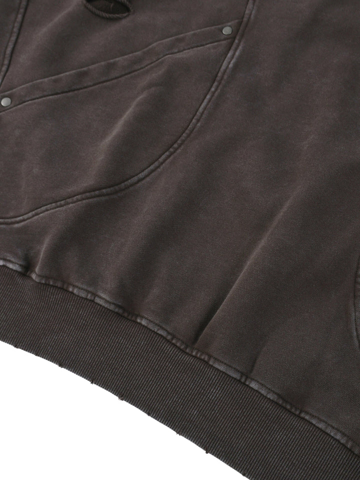 Ellison Obsidian Distress Hoodie